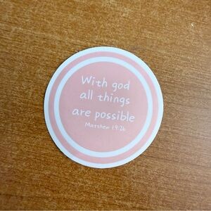 Inspirational Pink‎ Sticker